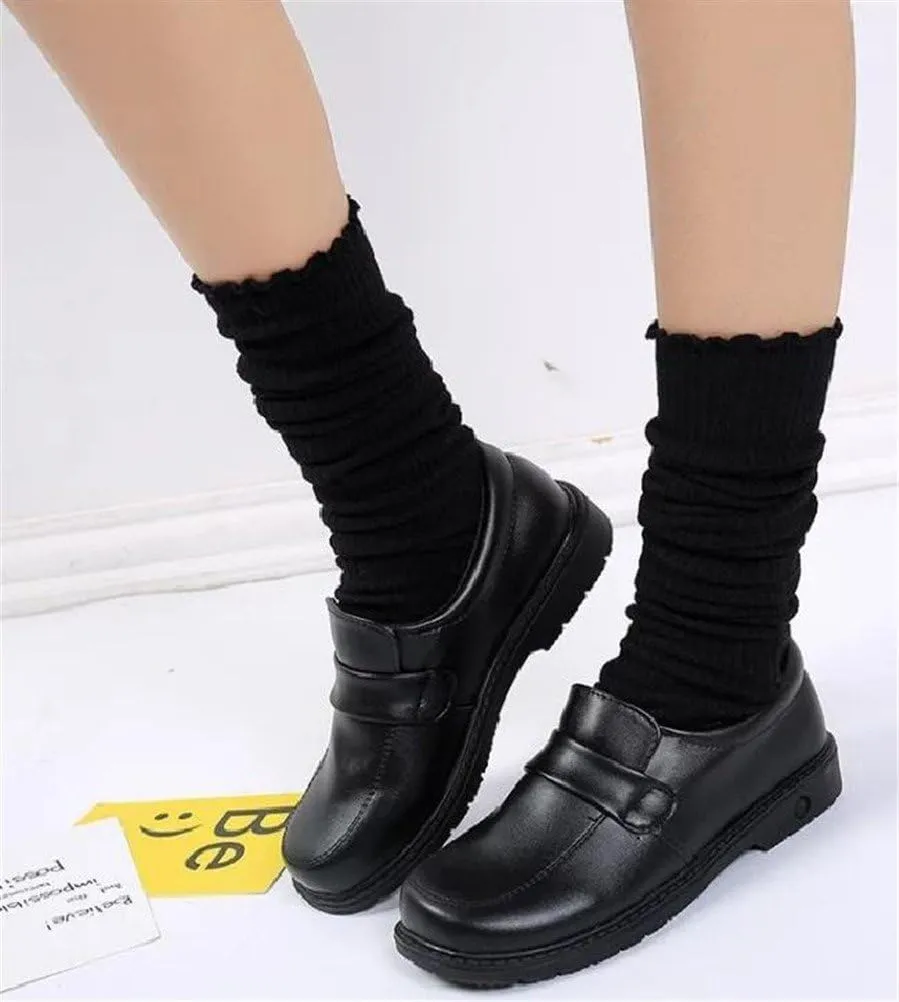 Oxford Shoes Women Heels, JK School Uniform Dress Shoes Japanese Anime Cosplay Use