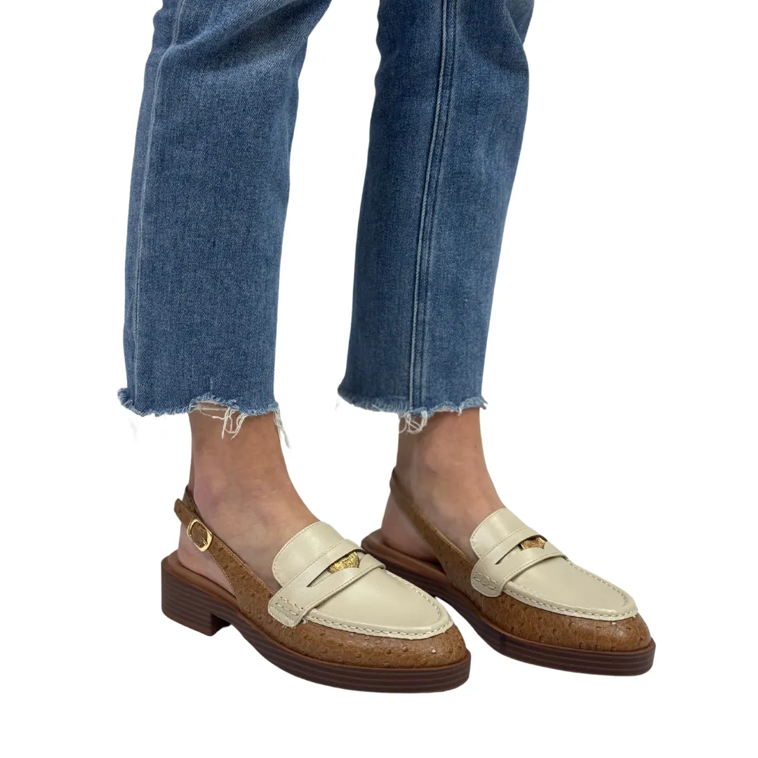 PAIINTED VINTAGE in Bone   Camel