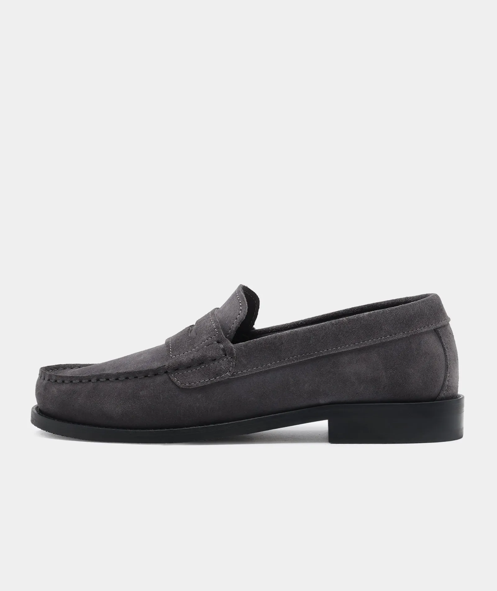 Penny Charcoal Suede - Loafer Ergonomic High-precision Miles