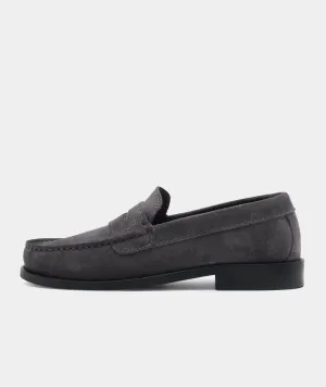 Penny Charcoal Suede - Loafer Ergonomic High-precision Miles