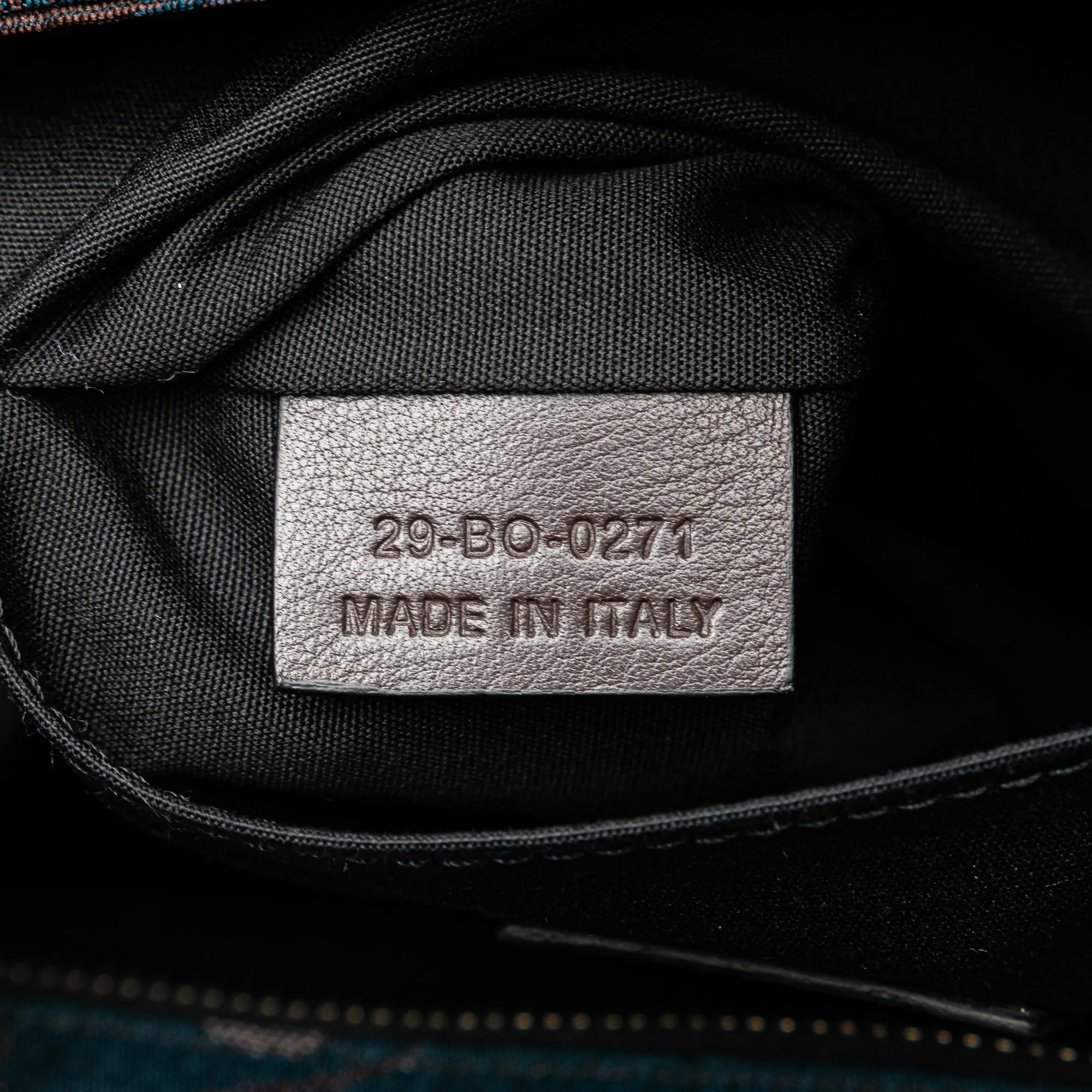Peter Doig Denim Camouflage Soft Saddle Bag