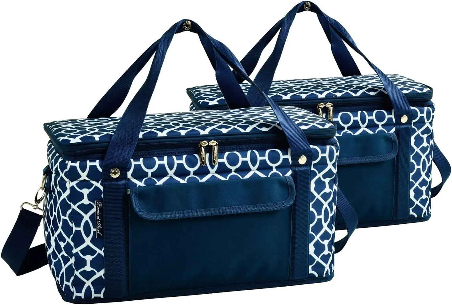 Picnic at Ascot 42 Can Capacity Semi Rigid Collapsible Leakproof Cooler- Designed & Quality Approved in The USA - 2 Pack