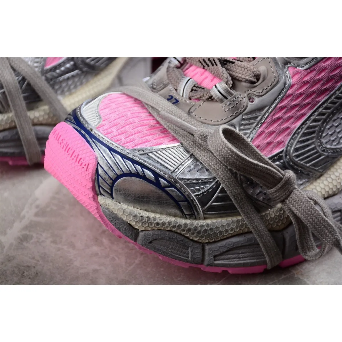 PINK GREY Festive offer Super sale BALENCIAGA x MULE 3XL