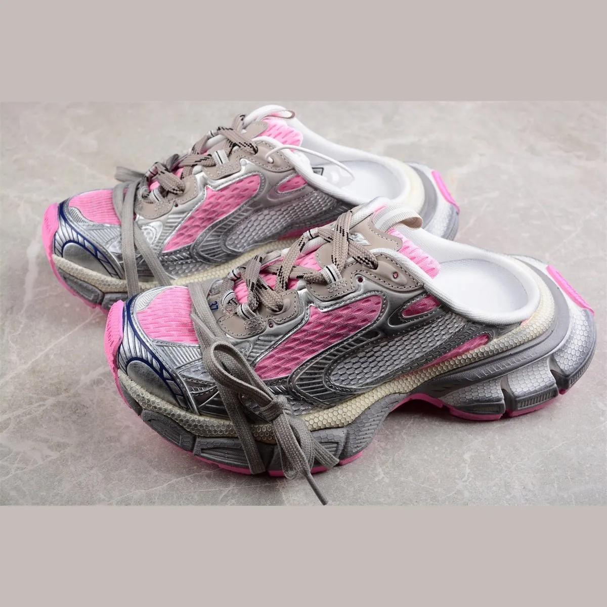 PINK GREY Festive offer Super sale BALENCIAGA x MULE 3XL