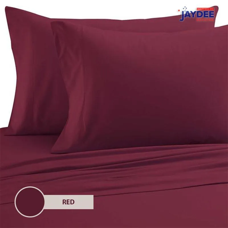 Plain Ultra Soft 4pcs Elastic Fitted Bed Sheet Set