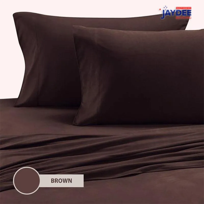 Plain Ultra Soft 4pcs Elastic Fitted Bed Sheet Set