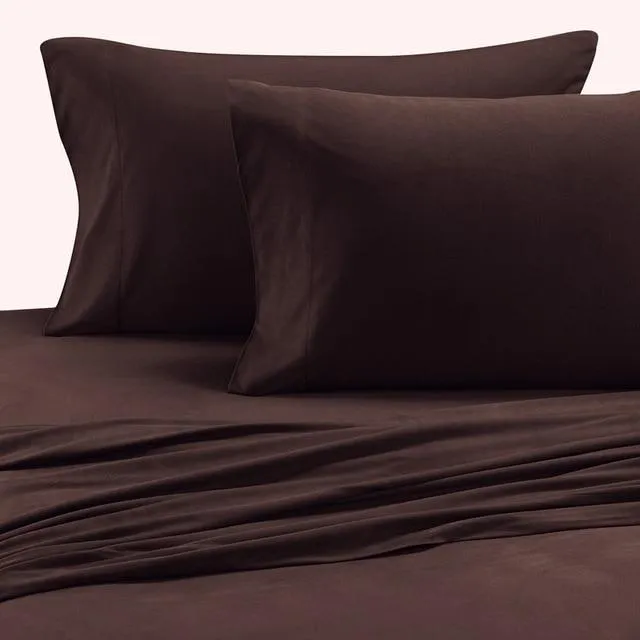 Plain Ultra Soft 4pcs Elastic Fitted Bed Sheet Set