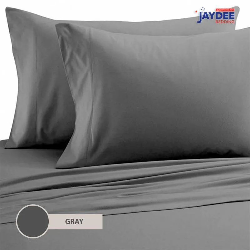 Plain Ultra Soft 4pcs Elastic Fitted Bed Sheet Set