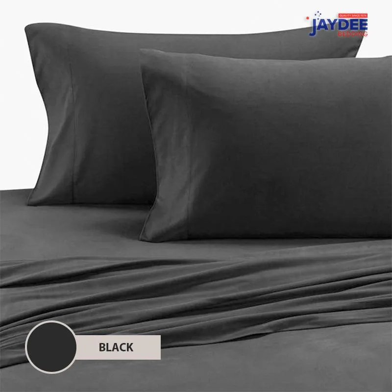 Plain Ultra Soft 4pcs Elastic Fitted Bed Sheet Set