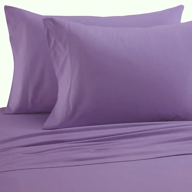 Plain Ultra Soft 4pcs Elastic Fitted Bed Sheet Set
