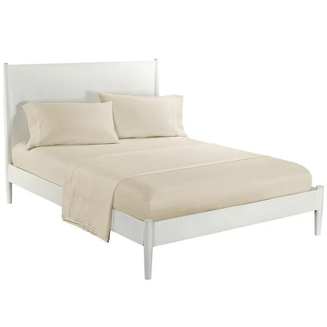 Plain Ultra Soft 4pcs Elastic Fitted Bed Sheet Set