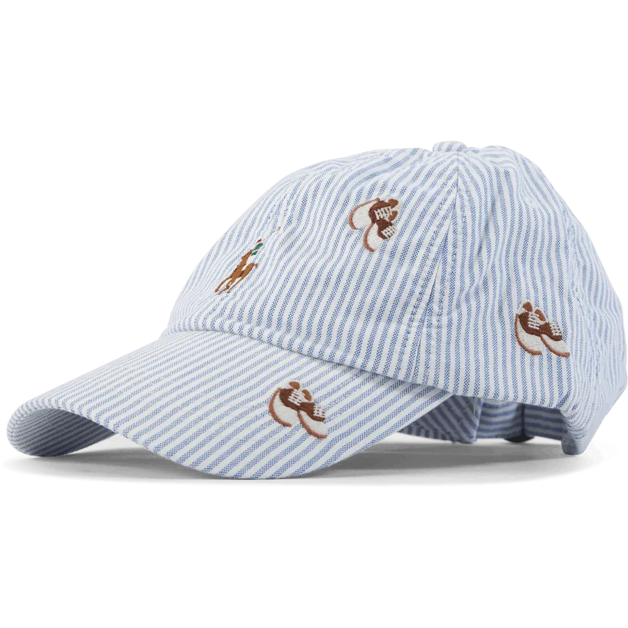 Polo Ralph Lauren Oxford-classic Sport Cap Oxford Stripe Emb