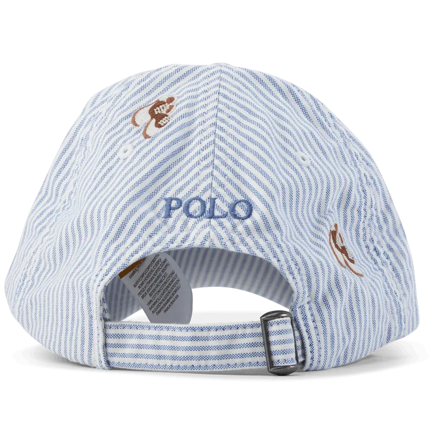 Polo Ralph Lauren Oxford-classic Sport Cap Oxford Stripe Emb