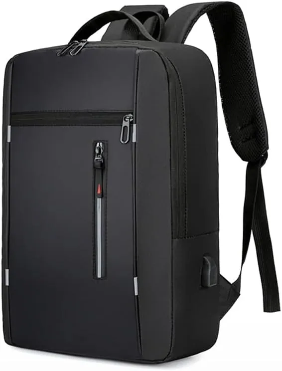 Portable Backpack Camping Travel Bag Business Daypack with USB Charging Port Fit 15.6 Inch Laptops for Men Women(1)