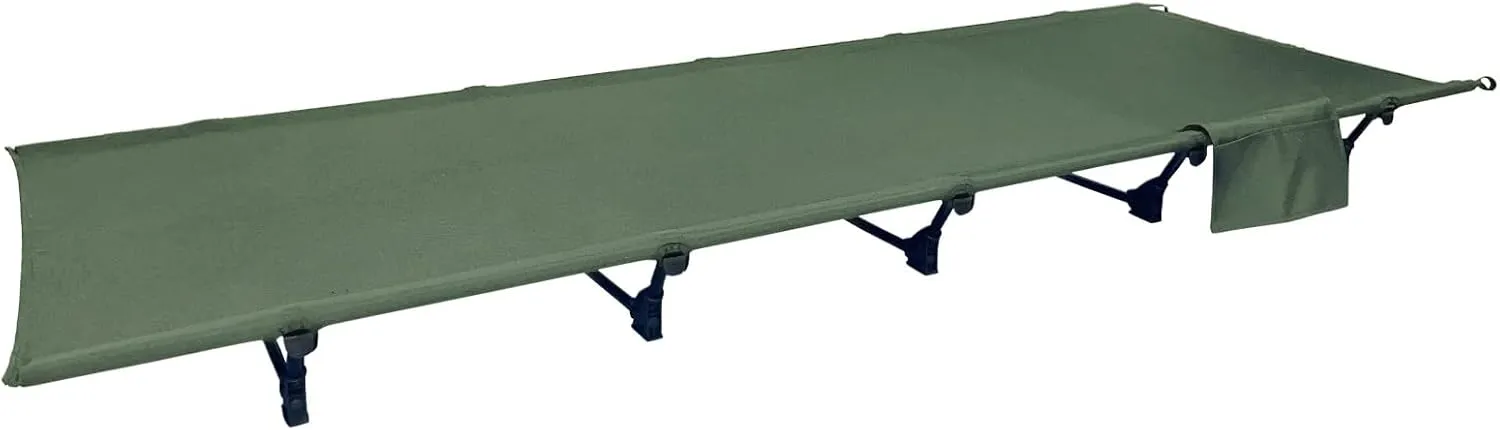 Portable Folding Outdoor Camping Cot Bed, Wide and Comfortable, Waterproof and Breathable, Can Carry 150 kg, with Storage Bag, Travelling, Mountaineering, Hiking