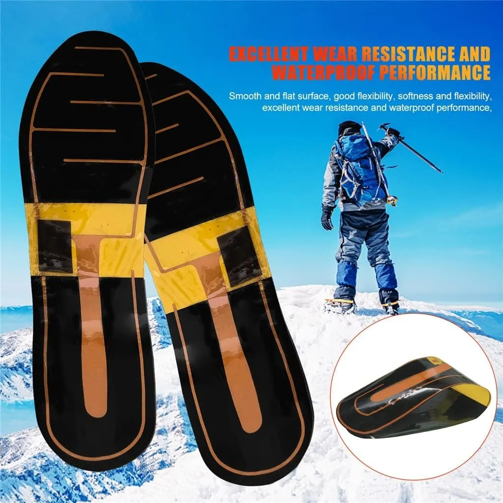 Portable USB Electric Heating Insoles Foot Warmer Washable Heated Winter Warm Shoe-pad Cuttable Thermal Insole (Color : A, Size : One Size) (A One Size)