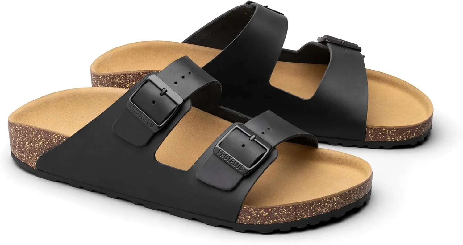 Protalus Cascade – Men's Comfort Sandal with Alignment Technology, Arch Support, Deep Heel Cup, and Plantar Fasciitis Relief