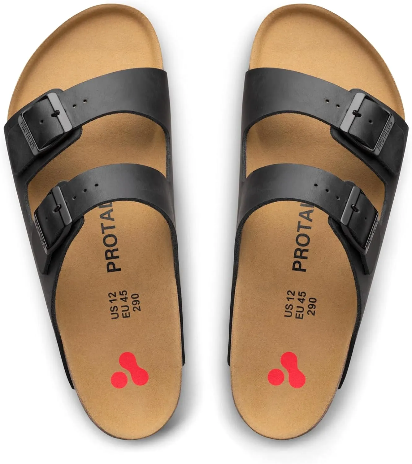 Protalus Cascade – Men's Comfort Sandal with Alignment Technology, Arch Support, Deep Heel Cup, and Plantar Fasciitis Relief