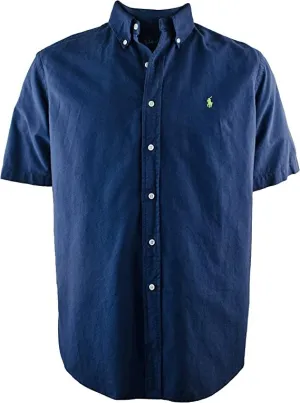 Ralph Lauren Classic fit Short-Sleeve Oxford Shirt Navy