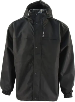 Rivers West Men's 40/40 Waterproof Lightweight Ultra Packable Rain Jacket with Fixed Adjustable Hood