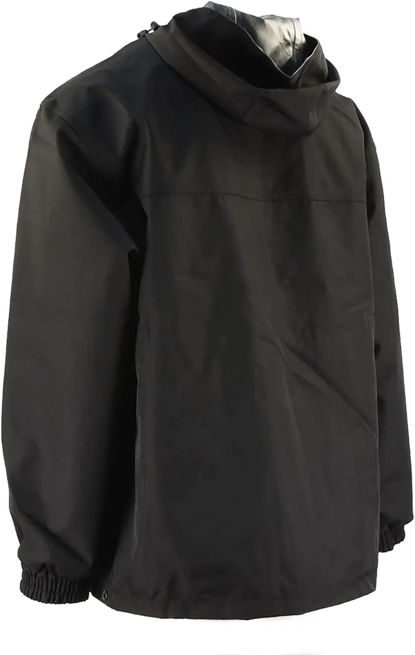 Rivers West Men's 40/40 Waterproof Lightweight Ultra Packable Rain Jacket with Fixed Adjustable Hood