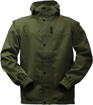 Rivers West Men's 40/40 Waterproof Lightweight Ultra Packable Rain Jacket with Fixed Adjustable Hood