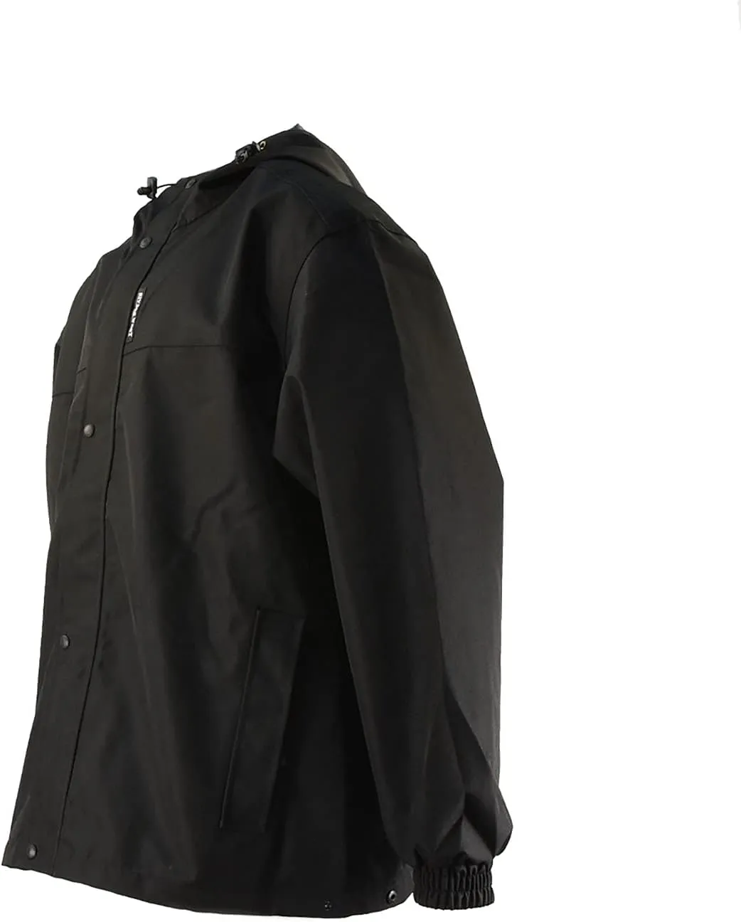 Rivers West Men's 40/40 Waterproof Lightweight Ultra Packable Rain Jacket with Fixed Adjustable Hood