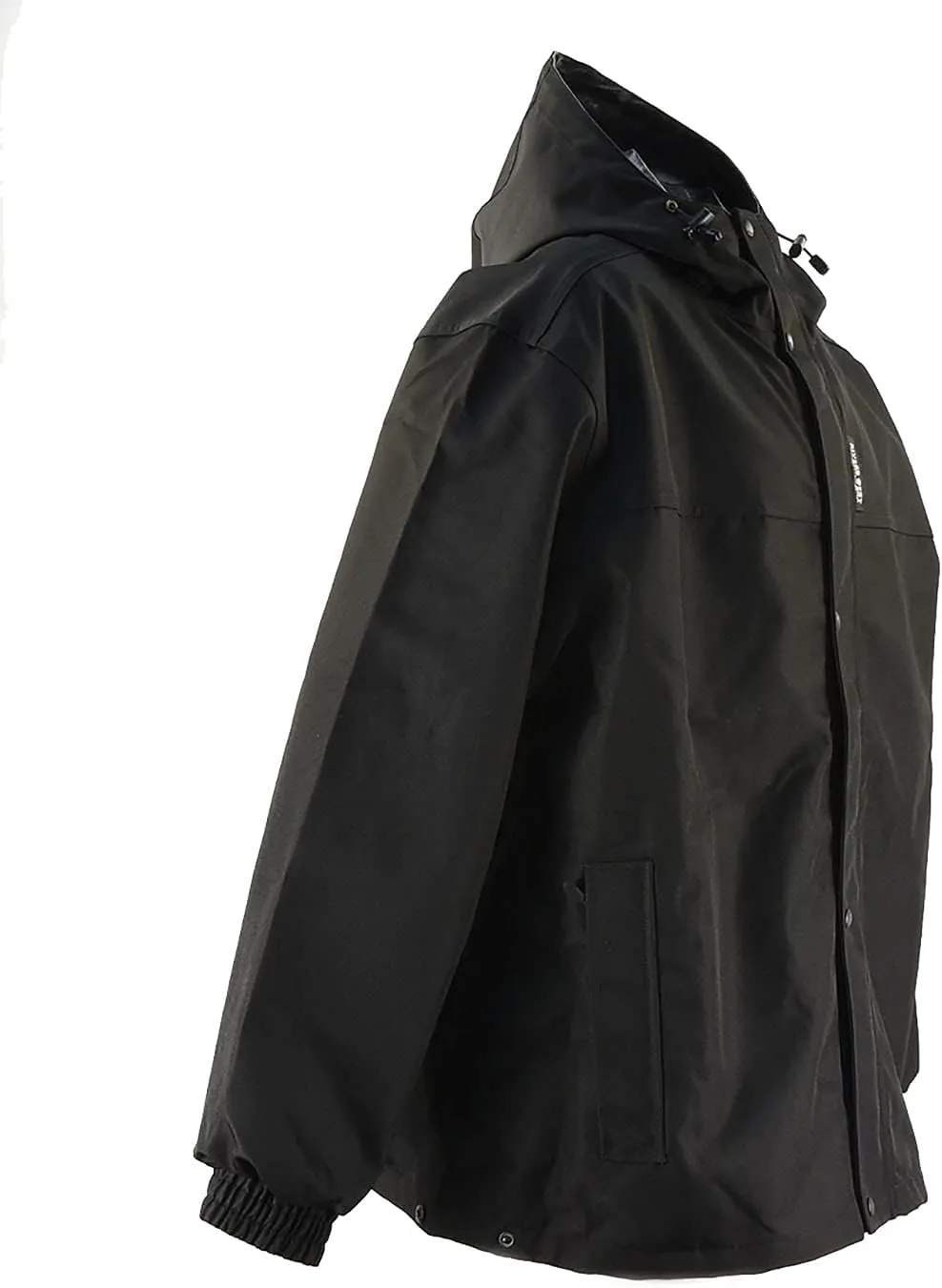 Rivers West Men's 40/40 Waterproof Lightweight Ultra Packable Rain Jacket with Fixed Adjustable Hood
