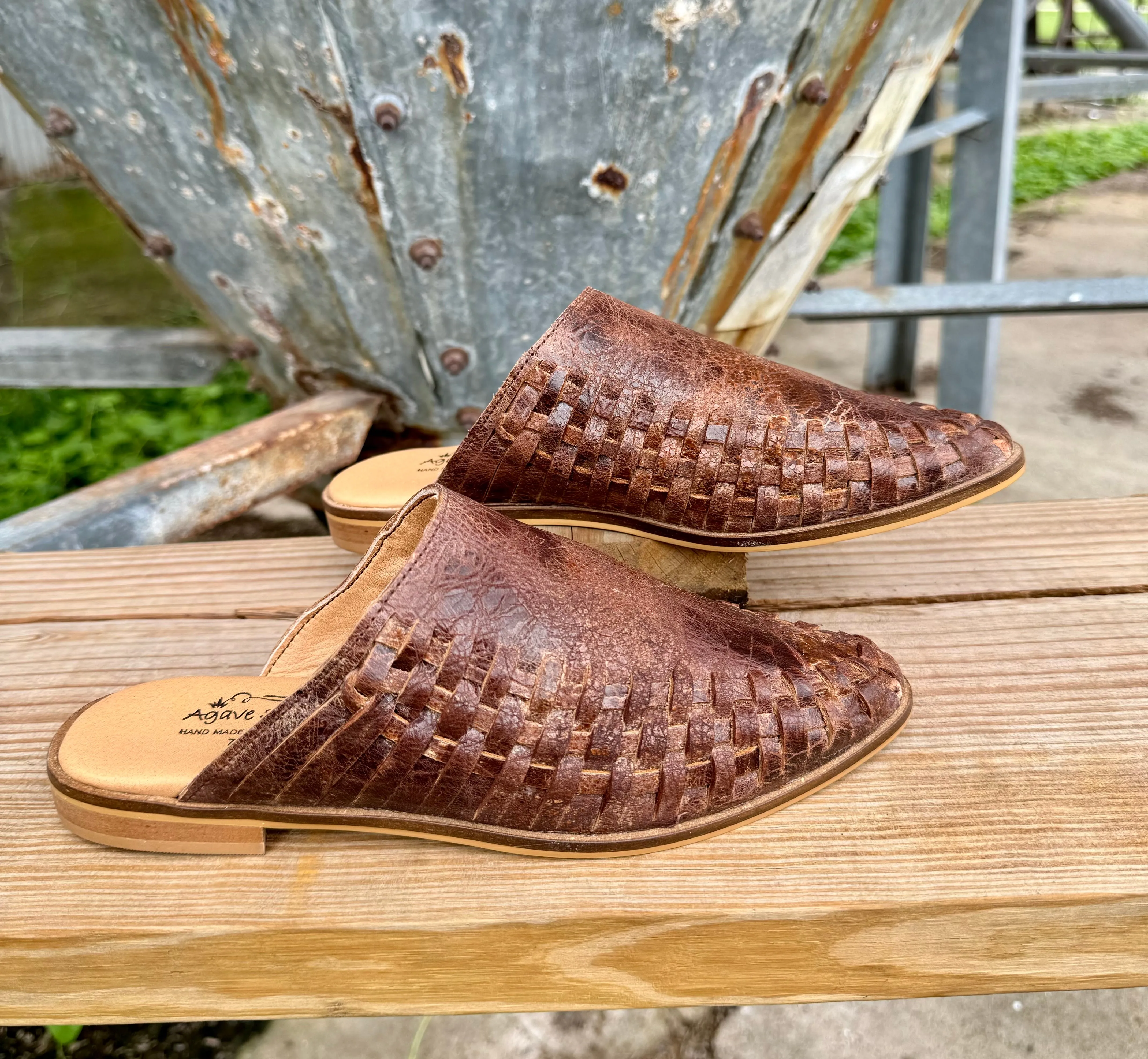 Rose Flat Mule