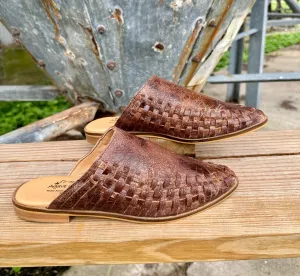 Rose Flat Mule