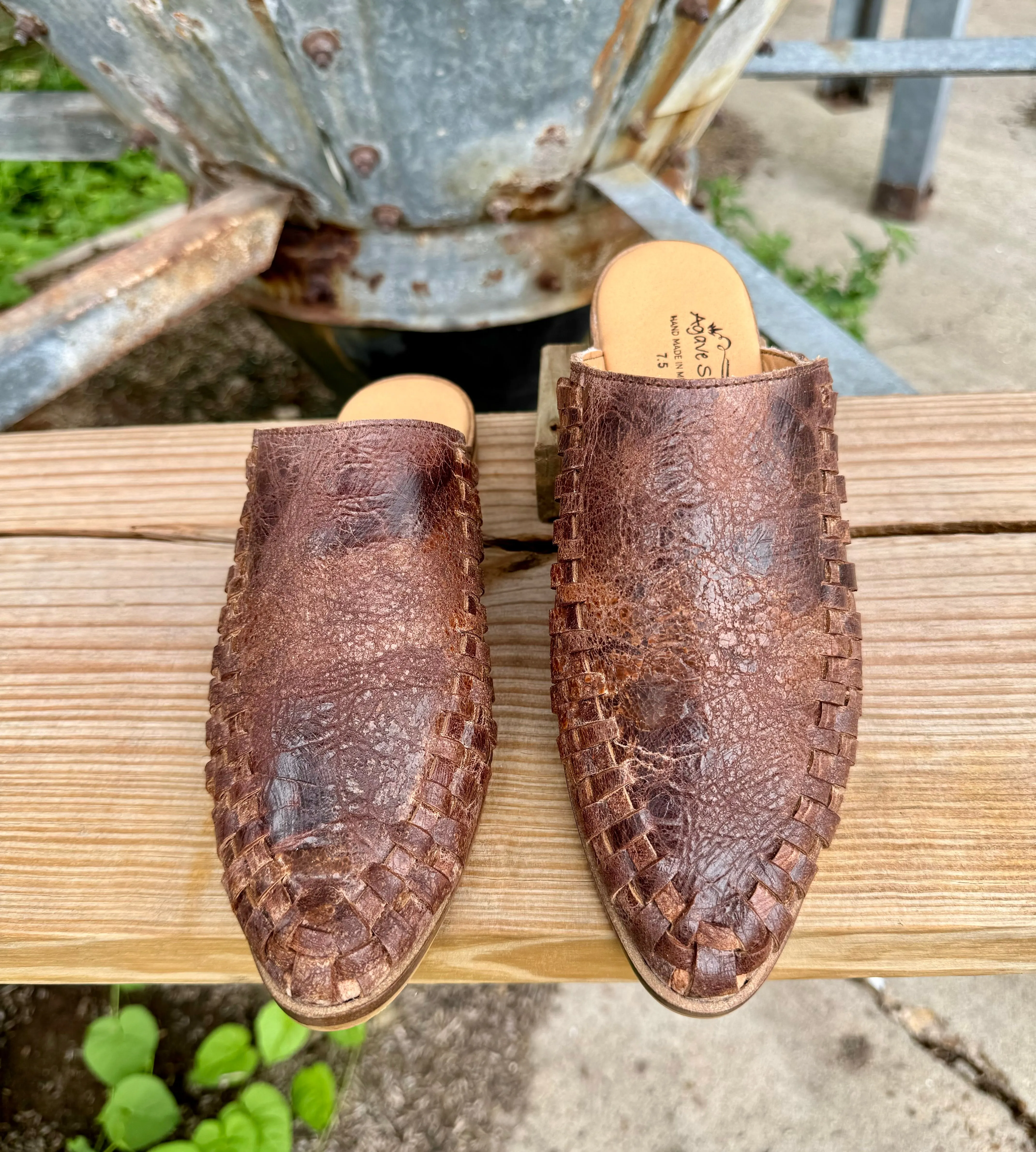 Rose Flat Mule