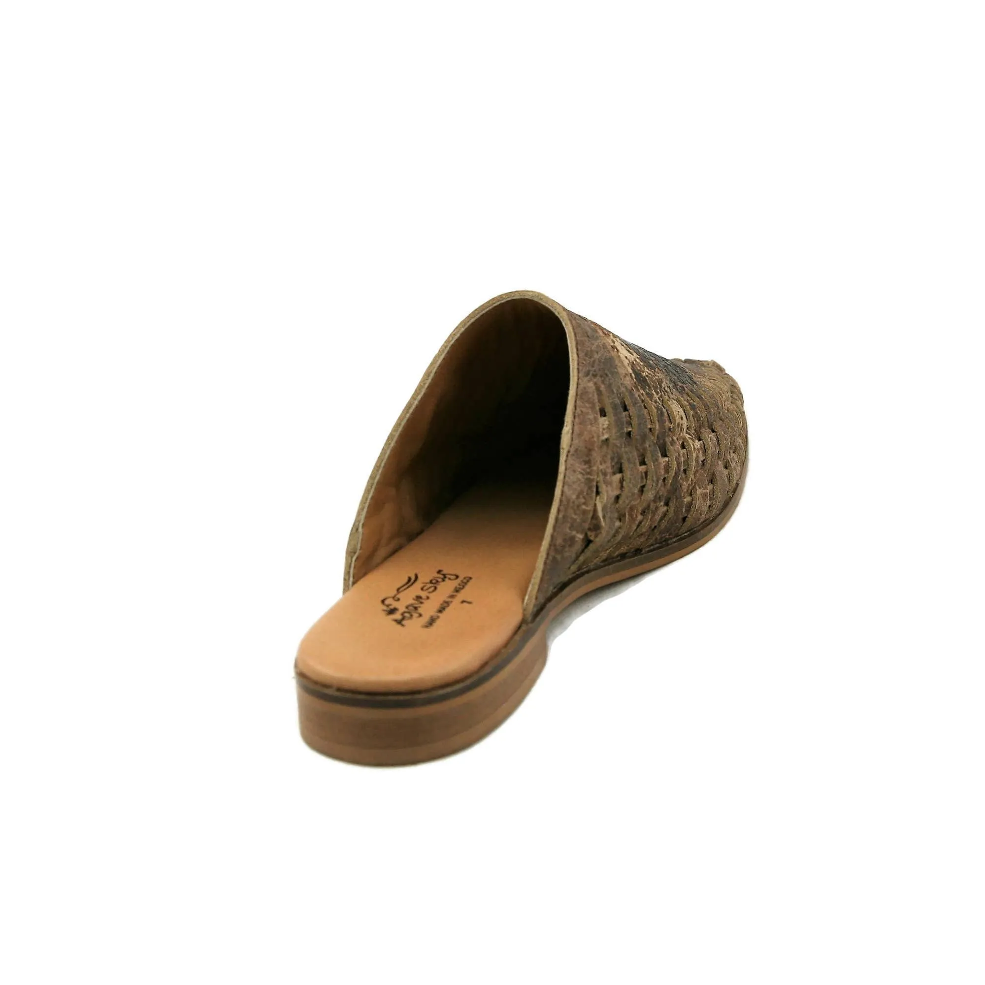 Rose Flat Mule