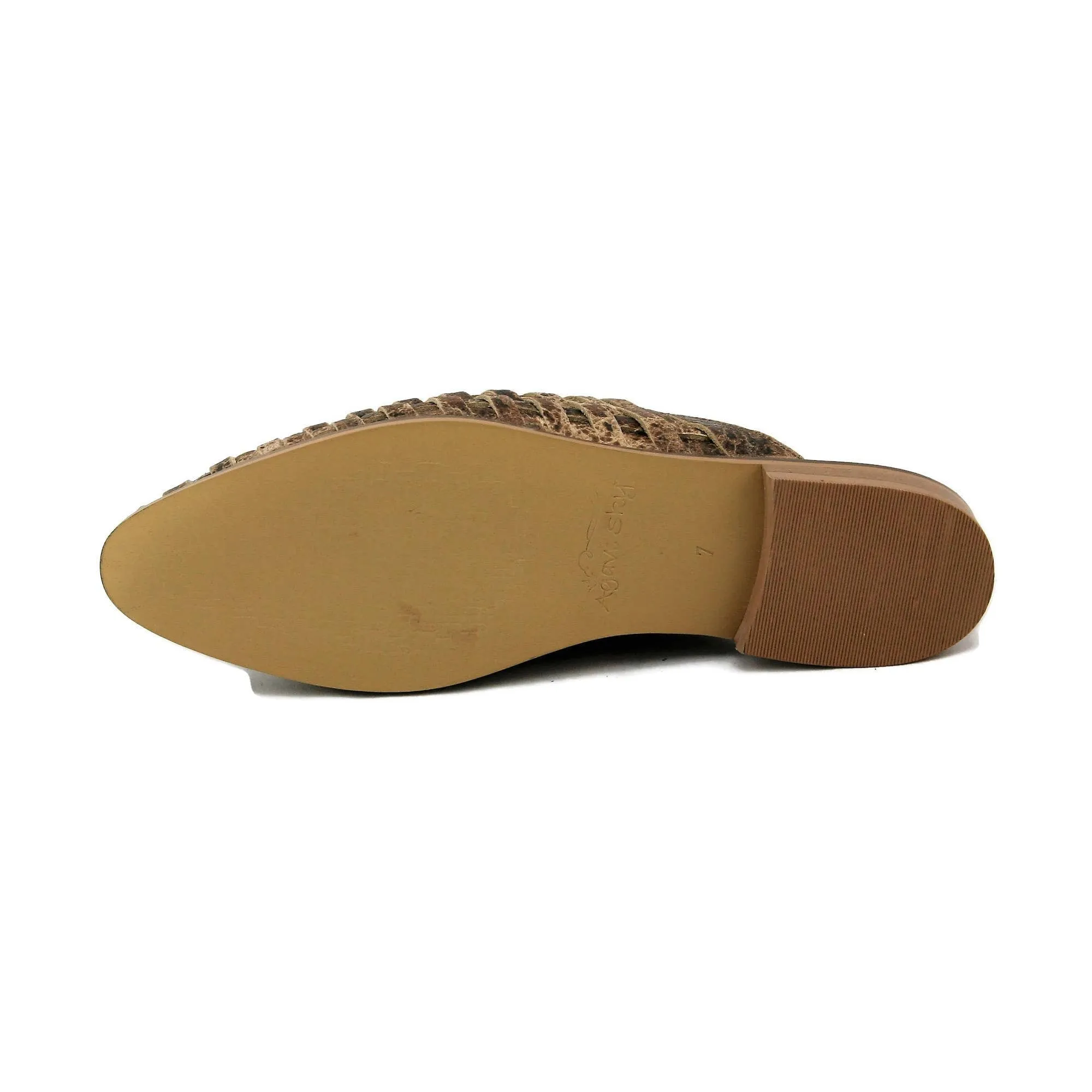 Rose Flat Mule