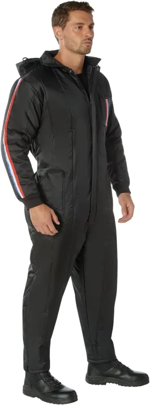 Rothco Ski and Rescue Suit - Water-Resistant, Breathable, and Insulated Snowsuit One Piece for Winter Sports – S