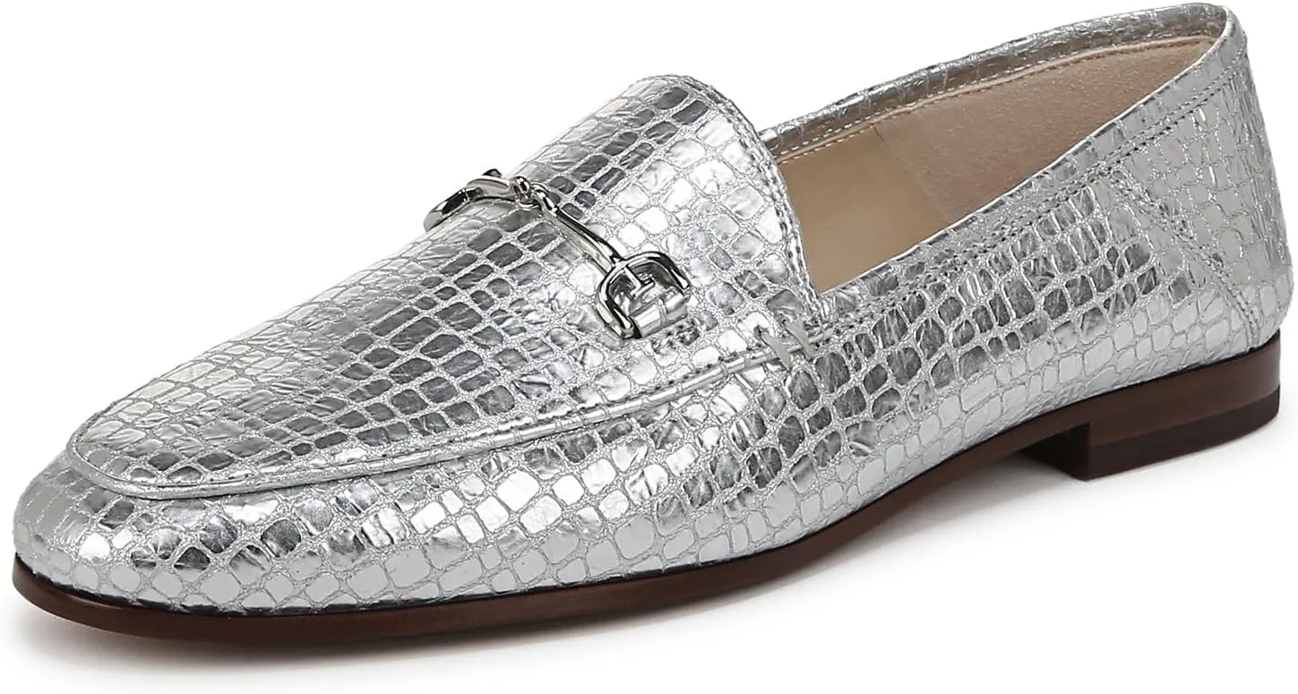 Sam Edelman Women's Loraine Loafer, Soft Silver, 9