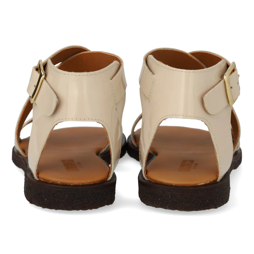 Sandal with buckle