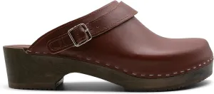 Sandgrens Handmade Swedish Wood Clogs for Men, Low Heel Mule | Nybro