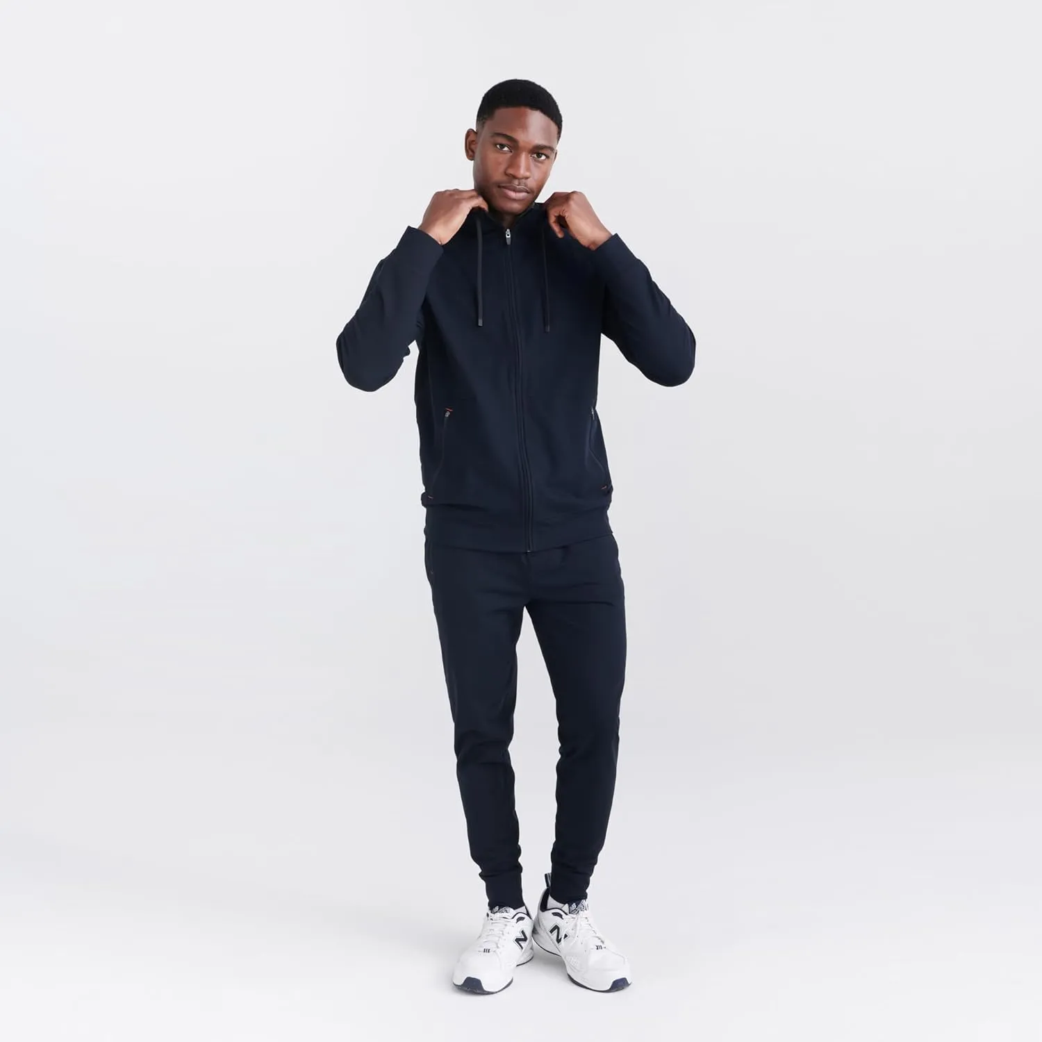 SAXX Underwear Co. Men's Trailzer Full Zip Hoodie, Core