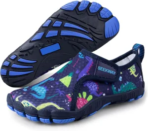 SEEKWAY Barefoot Water Shoes for Kids - Wide Toe Box and Quick-Dry Sand Shoes Toddler for Hiking Swim Beach Pool Kayak Sport Accessories, Camping Essentials Non-Slip for Boys Girls Sizes
