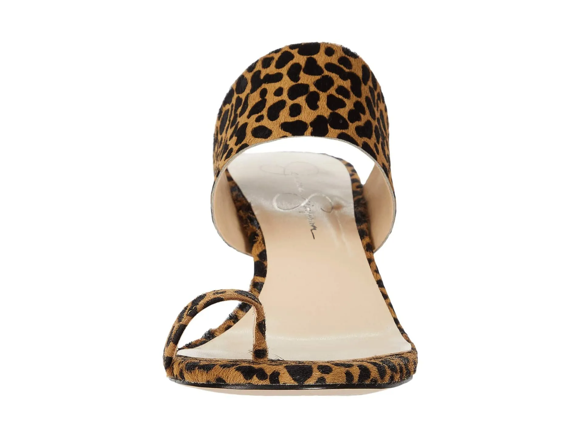 Simpson Open Jessica Haircalf Toe-Loop Mule LISSAH Sandals Slide 3 Best-seller sale Slashed prices Toe Natural
