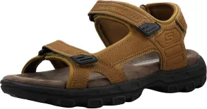 Skechers Men's Garver-Louden 64487 Open Toe Sandal W/Strap Closure