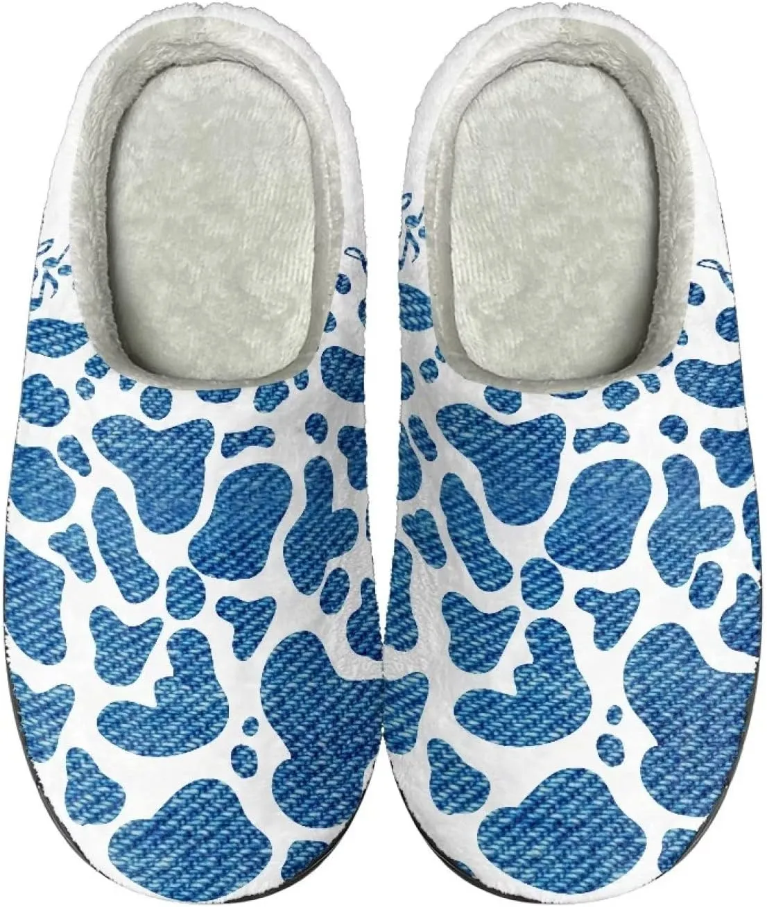 Slippers for Women Indoors and Outdoors, Mens Comfy Flannel Warm Slippers Flat Clogs Winter House Slippers
