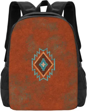 Southwest Canyons Diamond Compact Travel Backpack – 15” Laptop-Friendly, Breathable & Water-Resistant Design