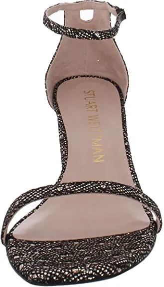 Stuart Weitzman Amelina Block Gold 10 M