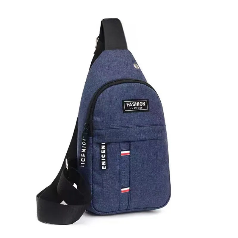 Stylish Durable Korean Cycling Oxford Cloth Men's Chest Bags