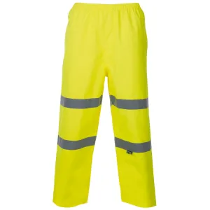 Supertouch Hi Vis Yellow Breathable Trousers