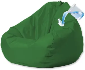 SXBCyan Outdoor Waterproof Bean Bag Cover No Filler Garden Beach Swimming Pool Floating Beanbag Pouf Chair Oxford Kids Adults (Color : Green, Size : L-D80cm-cover)