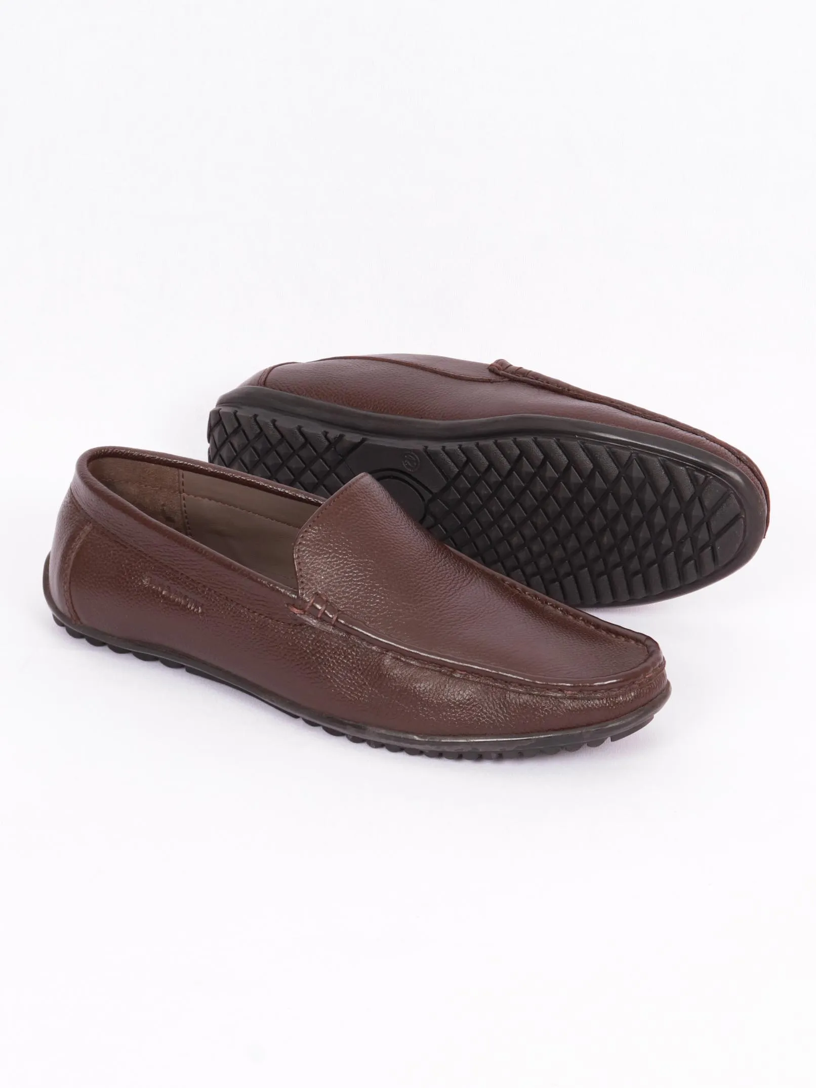 TAN & BROWN LOAFER