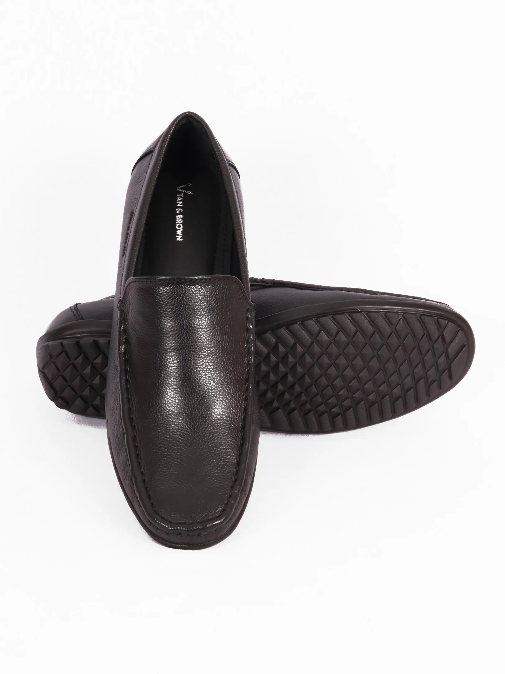 TAN & BROWN LOAFER