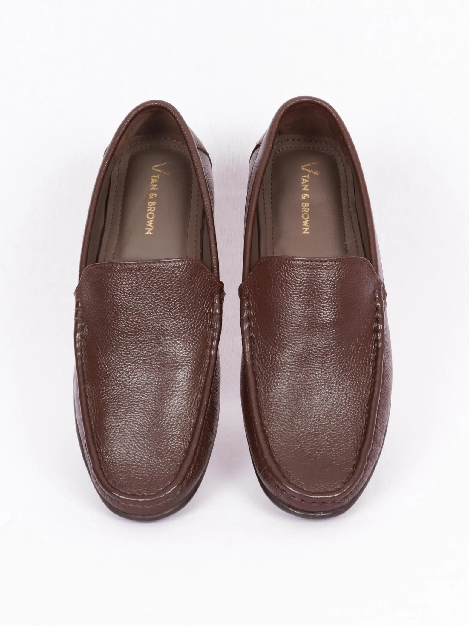 TAN & BROWN LOAFER